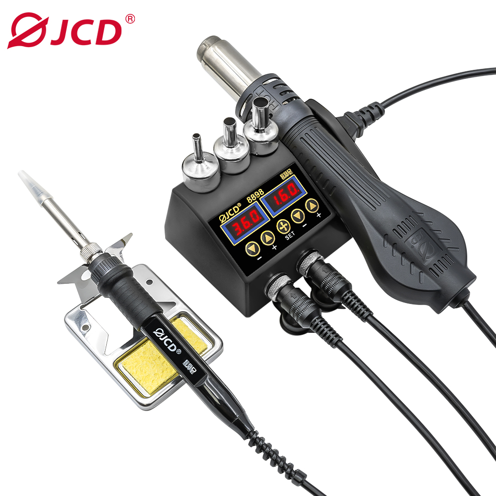 2 In 1 Soldering Rework Station 750W - JCD 2 in 1 750 ワットはんだステーション