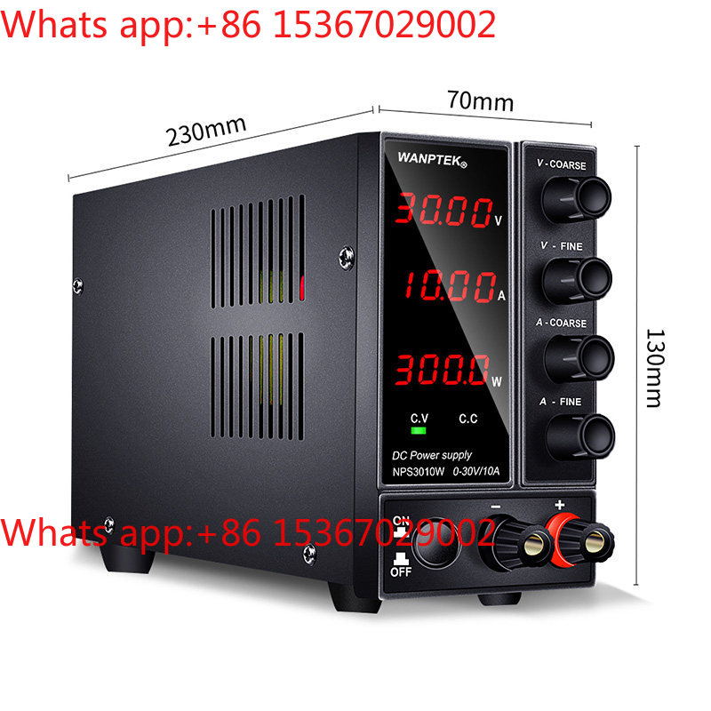 High Precision Dc Power Supply 30V 10A - NPS3010W DC 電源調整可能 30V 10A 高精度テスト