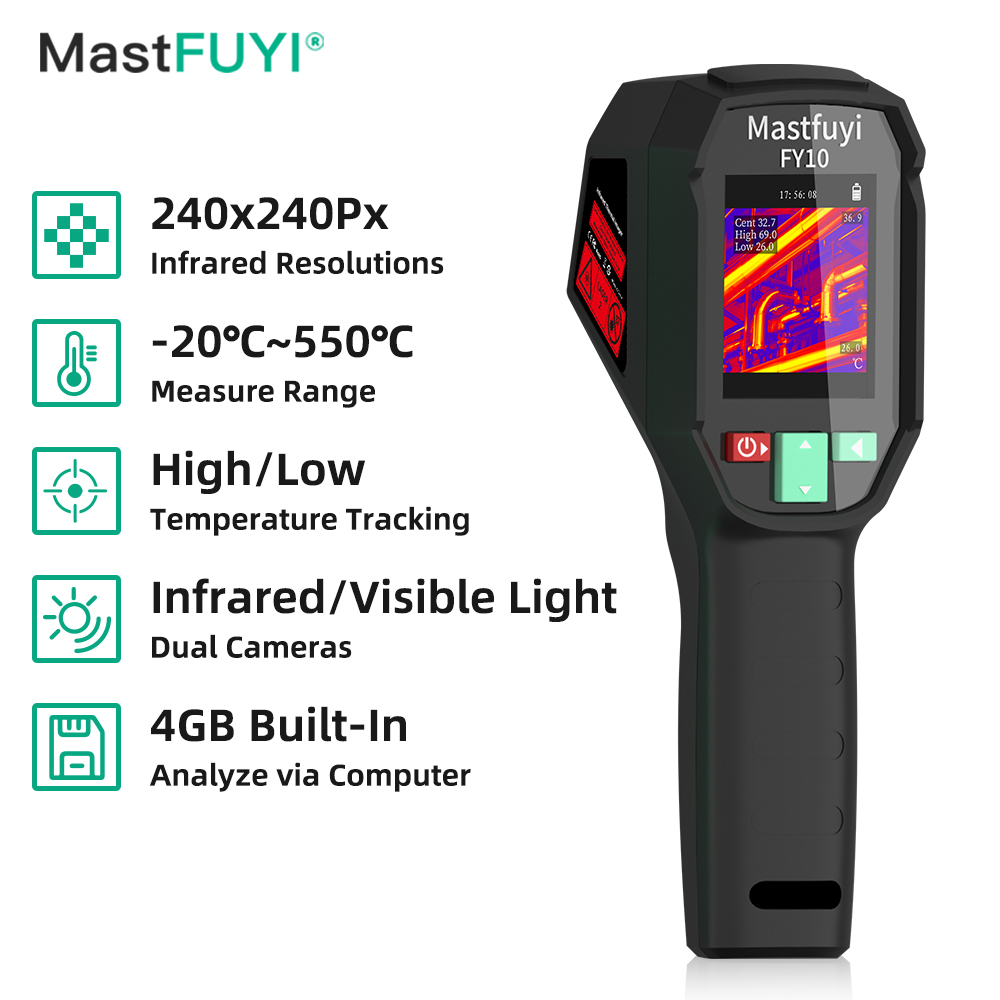 Thermal Imaging Camera Pcb Repair - MASTFUYI FY10/11 サーマルイメージャー 240x320 IR解像度 ハンドヘルド赤外線カメラ