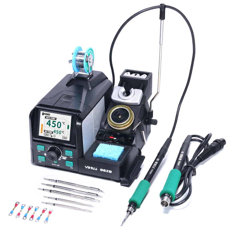 C210 Precision Soldering Station - 982D急速加熱精密はんだごて C210 C245 はんだ付けステーション