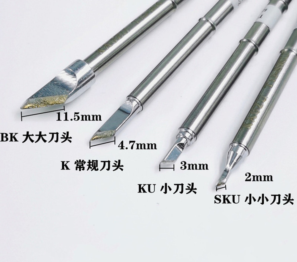 T12 Soldering Station Oled - T12-BK/SKU/C6/C8/C10/C15 はんだごてチップは、OLED&STC-LED T12 はんだ付けステーション P9/M8/9501 ハンドルリワーク用に設計されています。