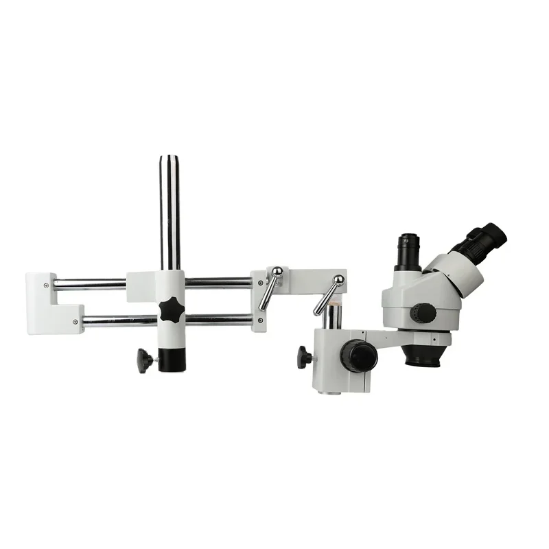 Trinocular Stereo Microscope 7X-45X - 2026/Kaisi 7X-45Xズーム電子修理PCB検査ベアリングブームスタンドステレオ三眼顕微鏡
