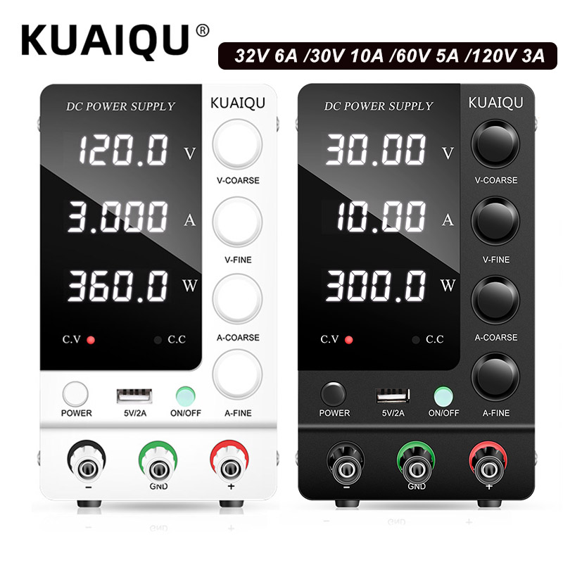 High Precision Dc Power Supply 30V 10A - KUAIQU Lab DC電源 30V 10A 6A、調整可能なスイッチングベンチ電源