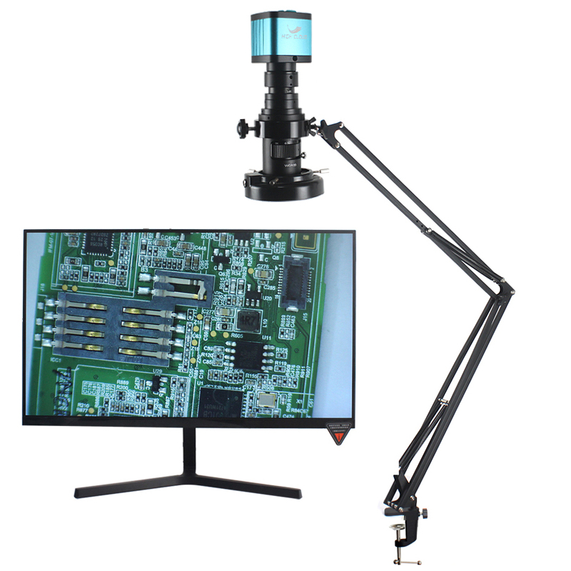 4K Microscope Camera Sony Sensor - 48MP 4K 1080P HDMI USB 工業用ビデオ顕微鏡カメラ