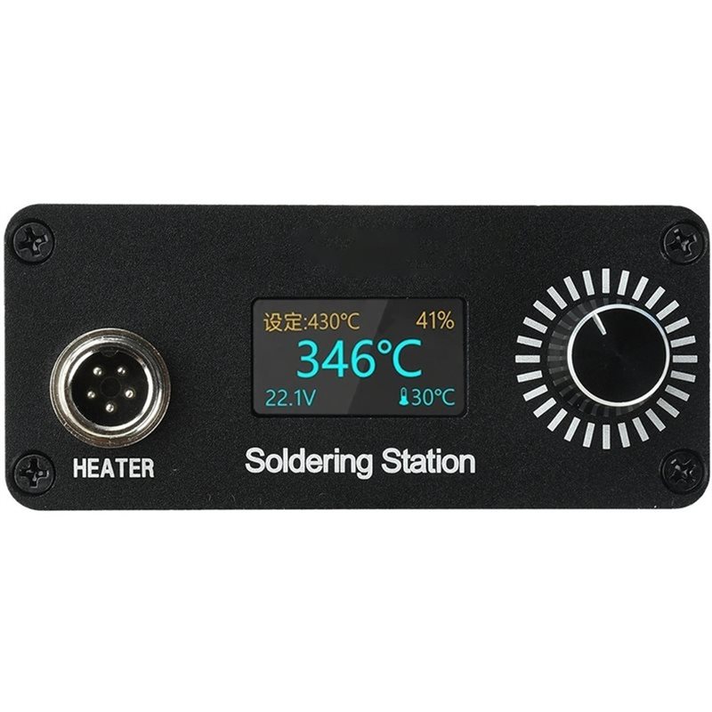 【A56X】T12 ポータブルミニデジタルはんだ付けステーシ - T12 Soldering Station Oled のレビューと価格
