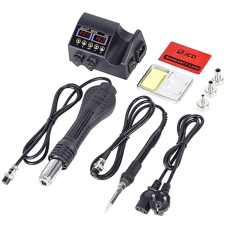 JCD 2 in 1 750 ワットはんだステーション LC - 2 In 1 Soldering Rework Station 750W のレビューと価格