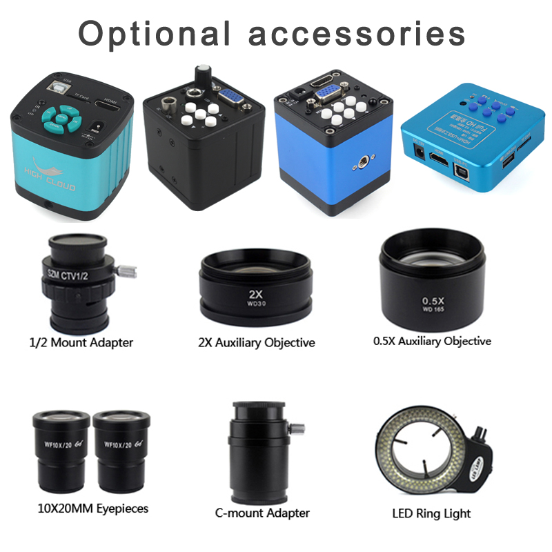 4K 48MP HDMI カメラセット 3.5X 90X 工 - Simul-Focal Industrial Microscope 4K Hdmi のレビューと価格