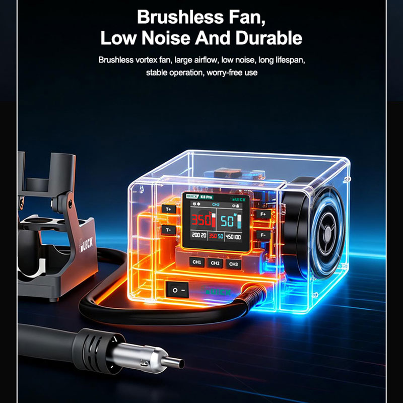 QUICK K8 Pro インテリジェント熱風リワークステー - Infrared Bga Rework Station のレビューと価格