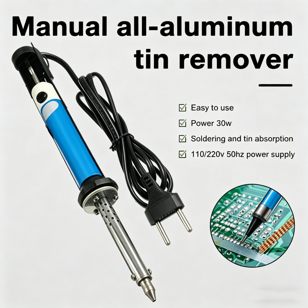 AC 220V はんだごて電気はんだ除去機ペン 30 ワット - Desoldering Pump Electric Vacuum Station のレビューと価格