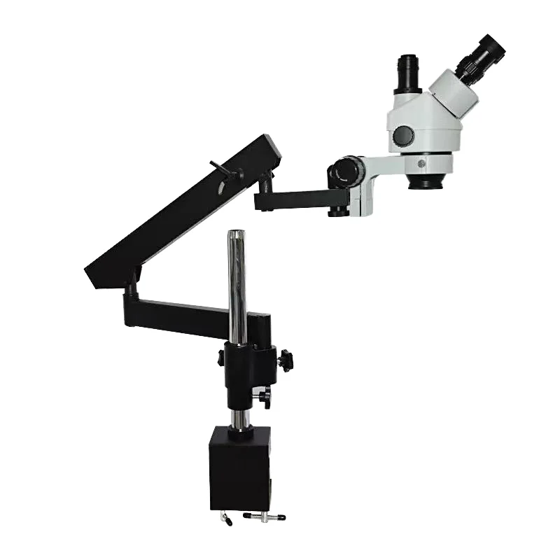 修理やペット手術用のフレキシブル可動式アーム大型移動ブームス - Articulating Arm Boom Stand Microscope のレビューと価格