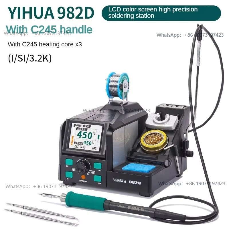 982Dデジタル急速加熱はんだごてステーション精密電子リワー - C210 Precision Soldering Station のレビューと価格