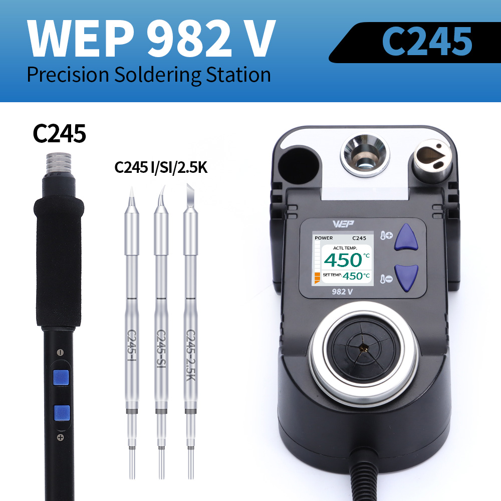WEP精密はんだごてキット C210 C245 デジタルはん - C210 Precision Soldering Station のレビューと価格