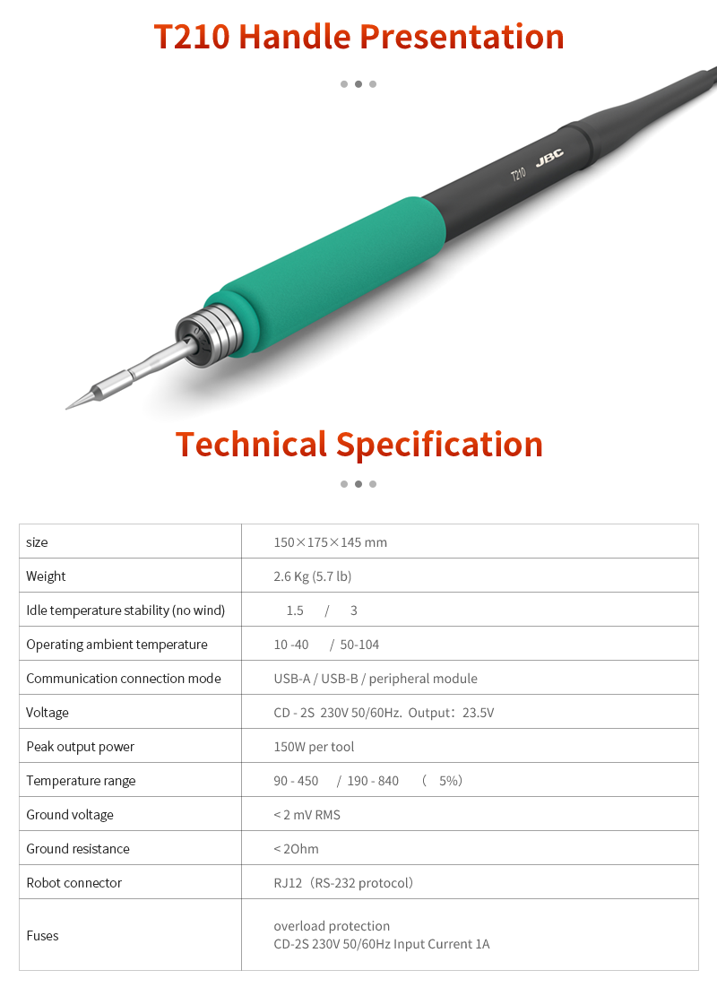 100% オリジナル JBC カートリッジ C210 シリー - C210 Precision Soldering Station のレビューと価格