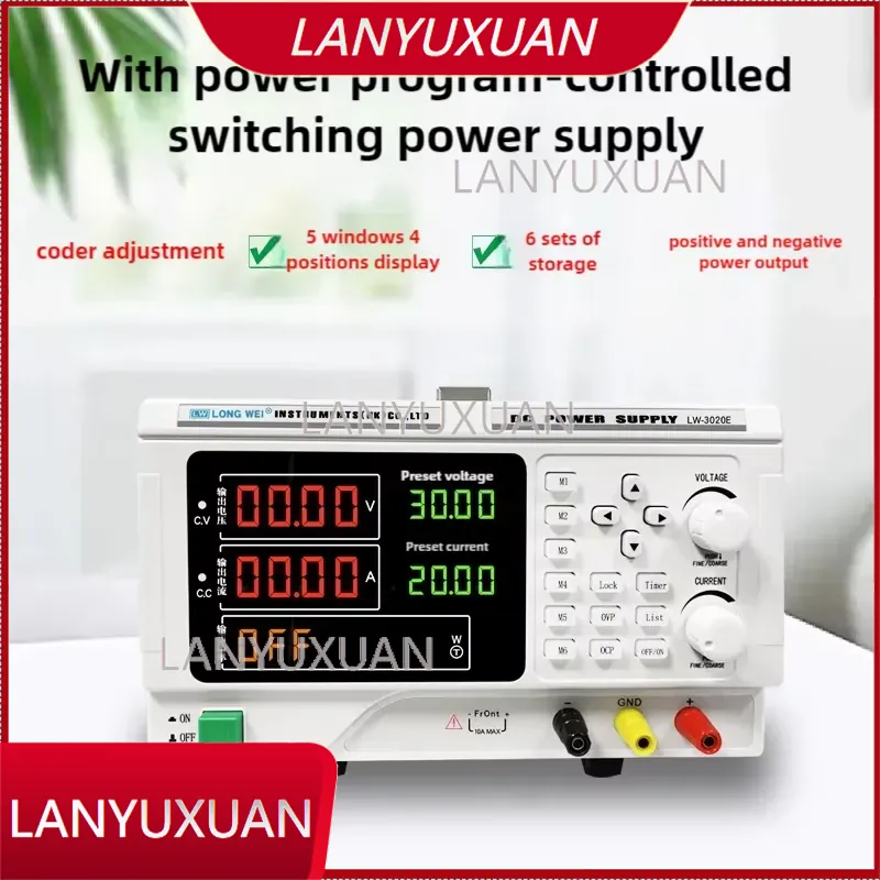Longwei LW-1560E 900W 15V 30V  - High Precision Dc Power Supply 30V 10A のレビューと価格