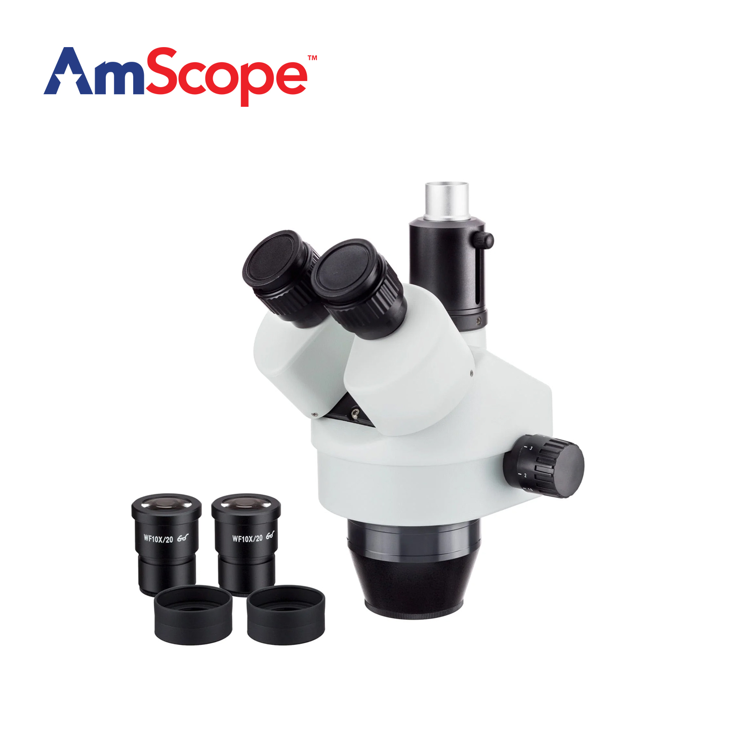 AmScope 7X-45X倍率三眼ズームステレオ顕微鏡ヘッ - Trinocular Stereo Microscope 7X-45X のレビューと価格