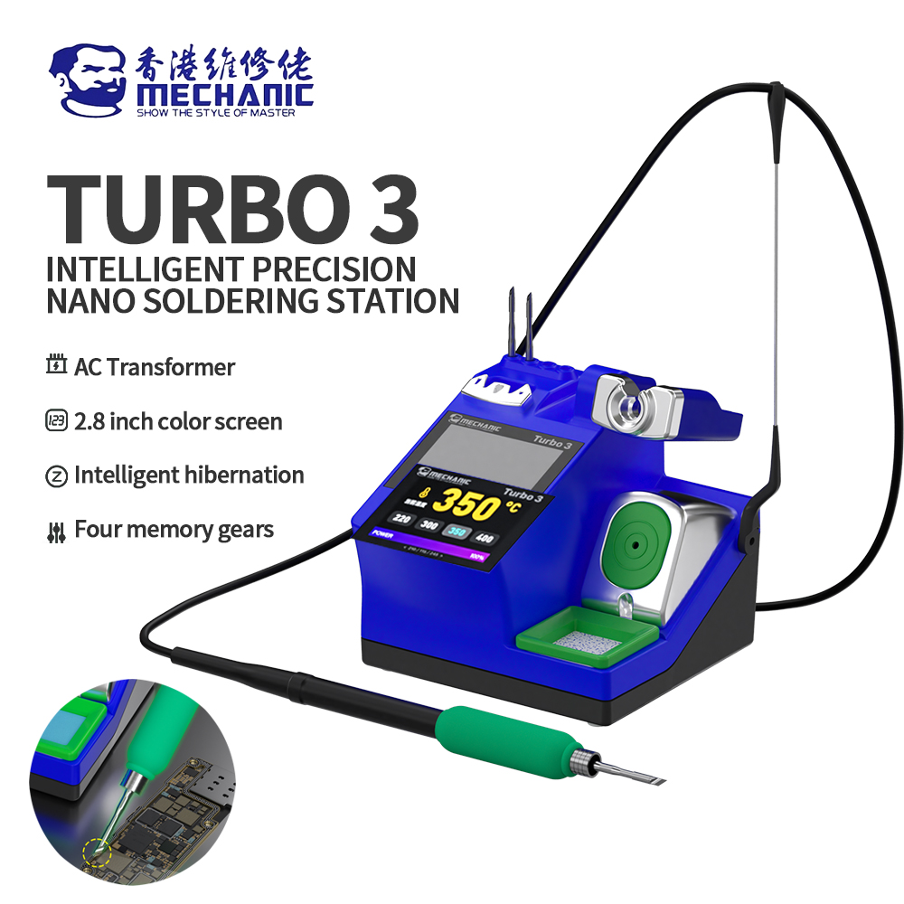 MECHANIC Turbo 3 150W インテリジェント - C210 Precision Soldering Station のレビューと価格