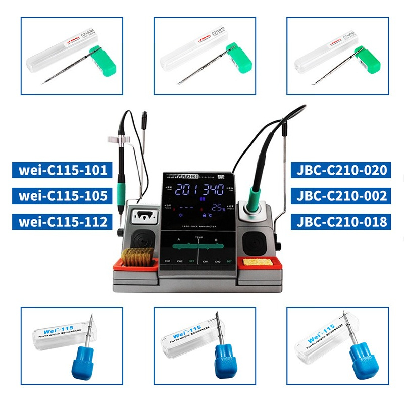 スピードT3602ナノ溶接テーブル、C210はんだごてヘッド - C115 Nano Soldering Iron Station のレビューと価格