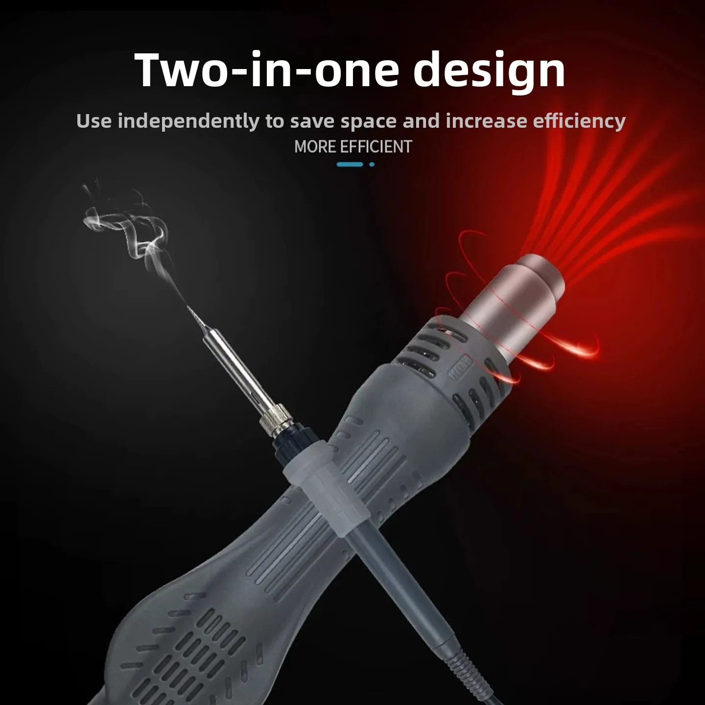 8878D 2-in-1 リワークステーション – 750W - 2 In 1 Soldering Rework Station 750W のレビューと価格