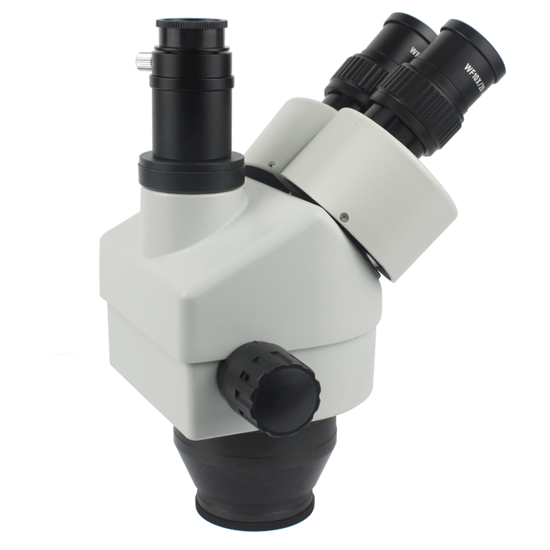 連続ズーム付きステレオ三眼顕微鏡,ctvアダプター,電話ラボ - Trinocular Stereo Microscope 7X-45X のレビューと価格
