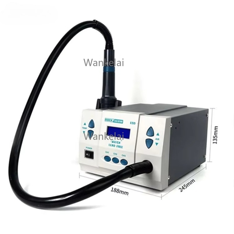 オリジナル1000W 220/110V QUICK 861D - Hot Air Rework Station 861Dw のレビューと価格