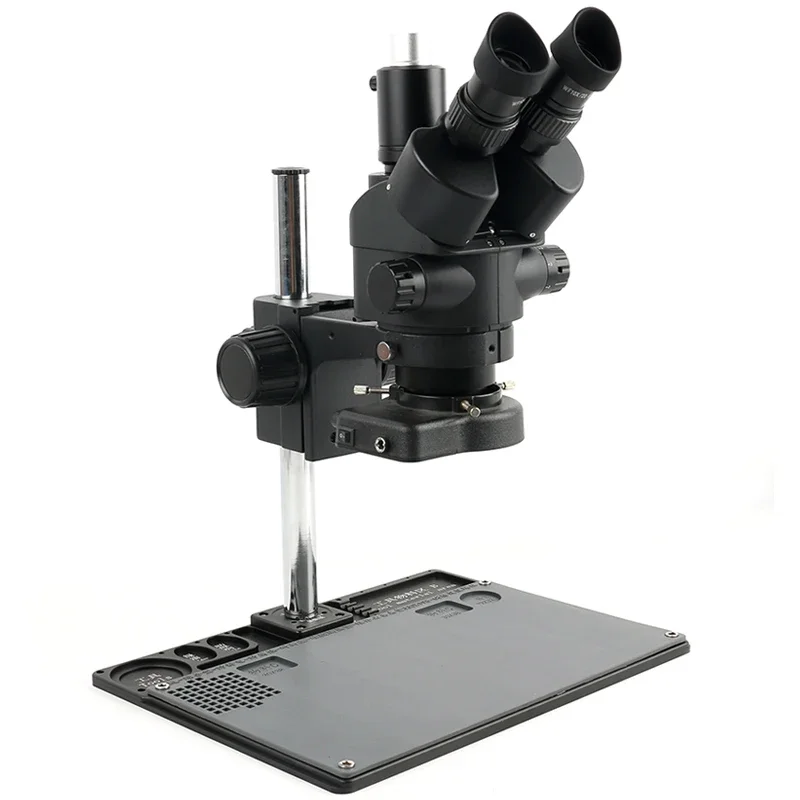 7X-45X ズーム工業用サイマル焦点アルミ合金スタンド実体 - Trinocular Stereo Microscope 7X-45X のレビューと価格
