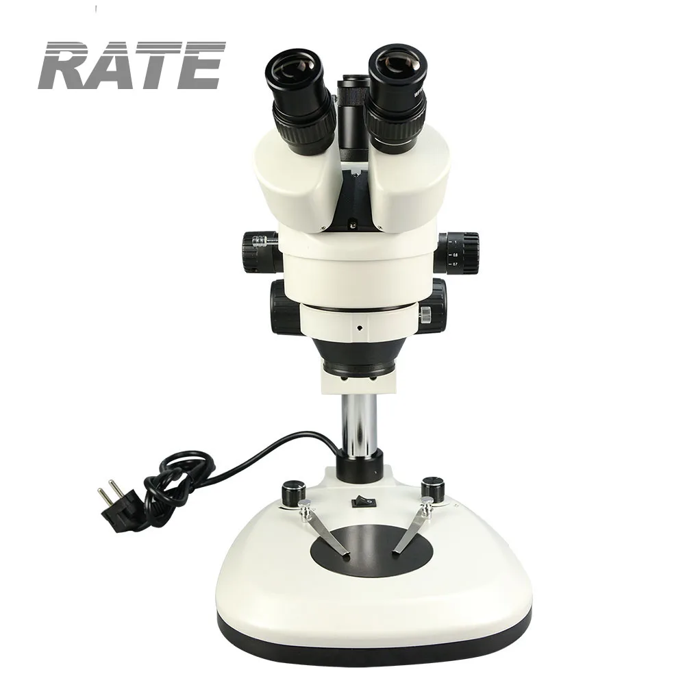 工場用7倍-45倍光学工業用三眼顕微鏡、電子PCB検査用ズー - Trinocular Stereo Microscope 7X-45X のレビューと価格