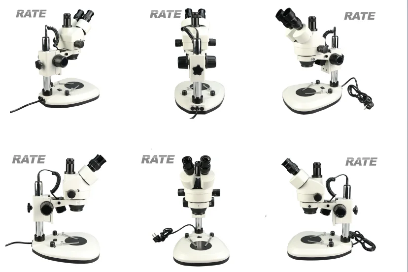 工場用7倍-45倍光学工業用三眼顕微鏡、電子PCB検査用ズー - Trinocular Stereo Microscope 7X-45X のレビューと価格