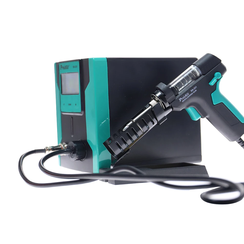 SS-331 LCDデジタル電気はんだ吸い取りステーション  - Desoldering Pump Electric Vacuum Station のレビューと価格