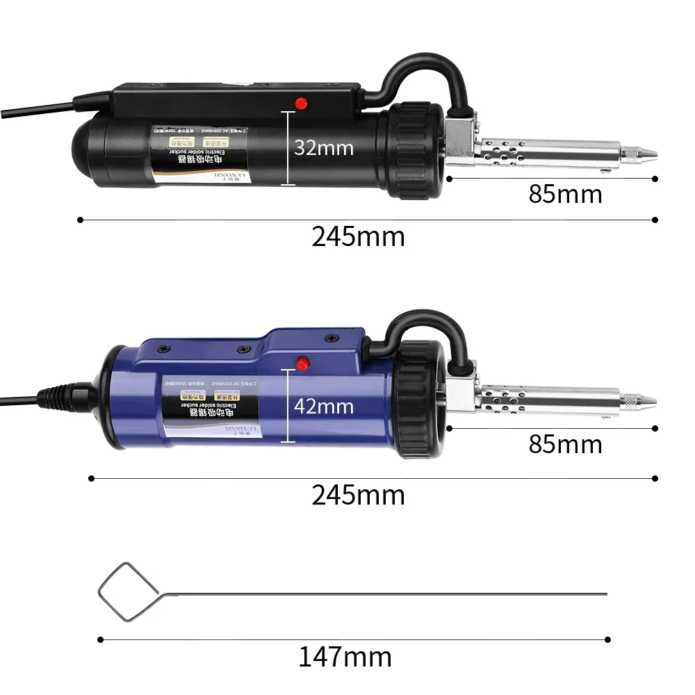 LUXIANZI新型3in1自動除去ポンプ電動はんだごてハン - Desoldering Pump Electric Vacuum Station のレビューと価格