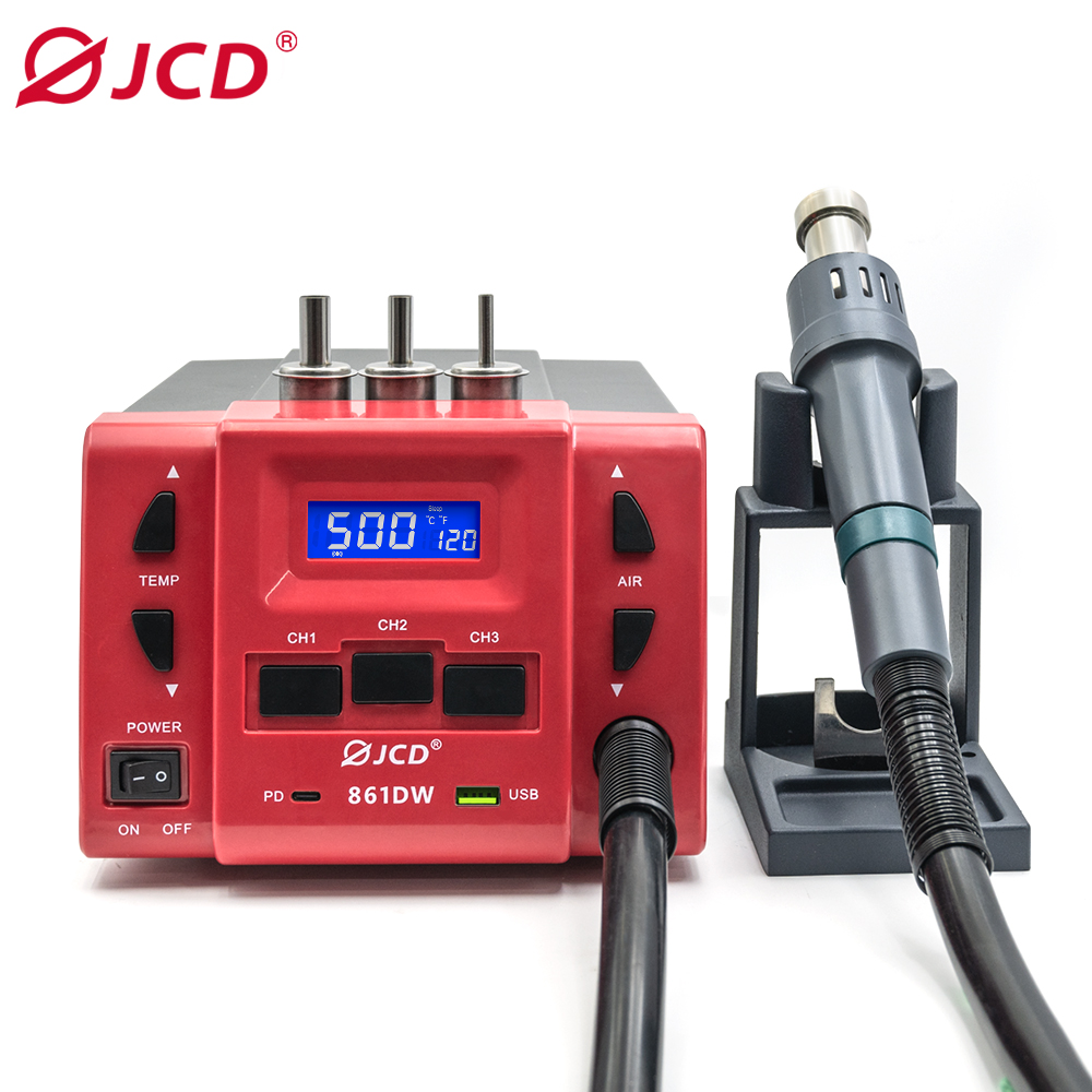 JCD 861DW 熱風ガン 1000W ハイパワーはんだ付 - Hot Air Rework Station 861Dw のレビューと価格