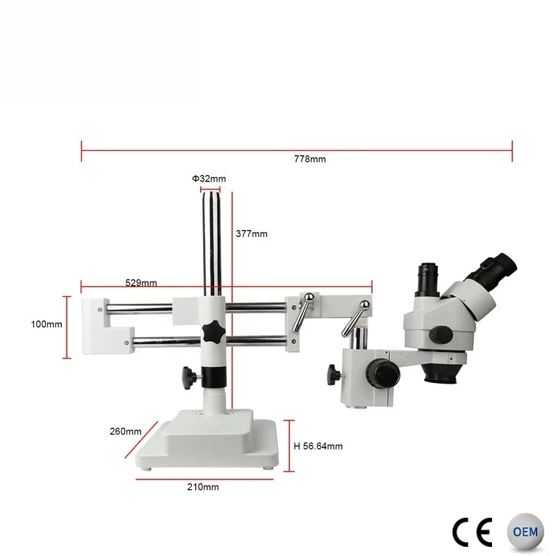 2026/Kaisi 7X-45Xズーム電子修理PCB検査ベ - Trinocular Stereo Microscope 7X-45X のレビューと価格