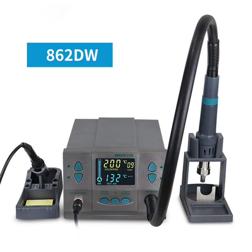 1000W/1300W はんだ付けステーション 862DW  - Hot Air Rework Station 861Dw のレビューと価格