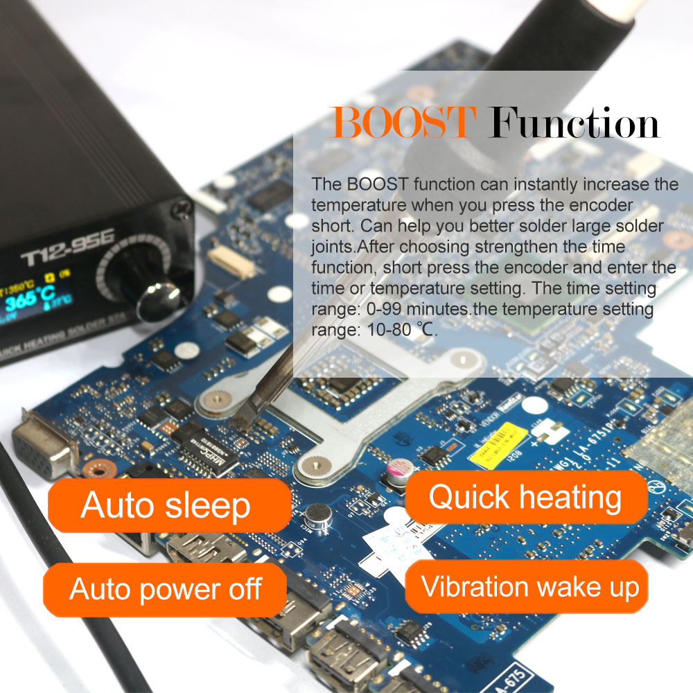 QUECOO T12-956 はんだ付けデジタルステーション - T12 Soldering Station Oled のレビューと価格