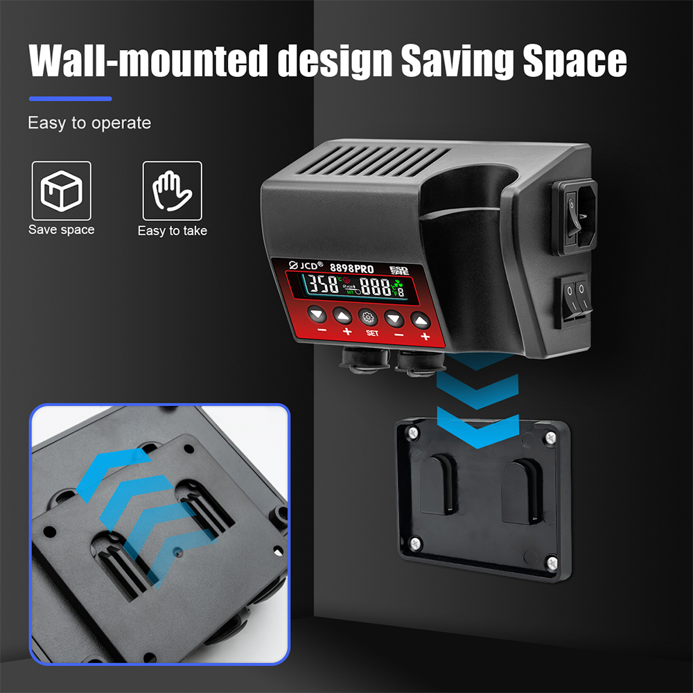 はんだ付けステーションJCD-8898Pro,2 in 1, - 2 In 1 Soldering Rework Station 750W のレビューと価格
