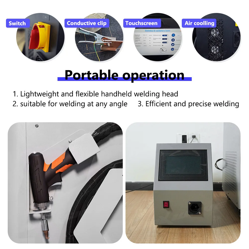 ハンドヘルドレーザー溶接機多機能溶接機3 in 1 1200 - Laser Soldering Machine Handheld のレビューと価格