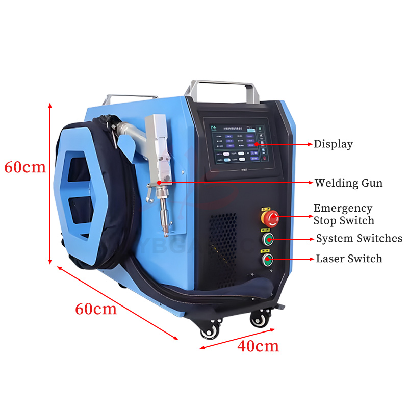 空冷式ハンドヘルドレーザー溶接機 800W 1200W 3i - Laser Soldering Machine Handheld のレビューと価格