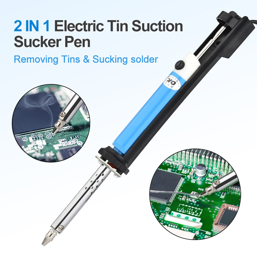 電気はんだ除去機,はんだペン,はんだごて,はんだ吸引,真空ポ - Desoldering Pump Electric Vacuum Station のレビューと価格