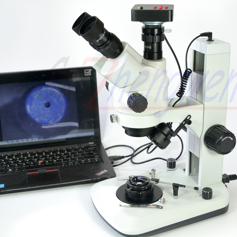 FYSCOPE 3.5X-90X 7X-45X 高度な宝石宝 - Trinocular Stereo Microscope 7X-45X のレビューと価格